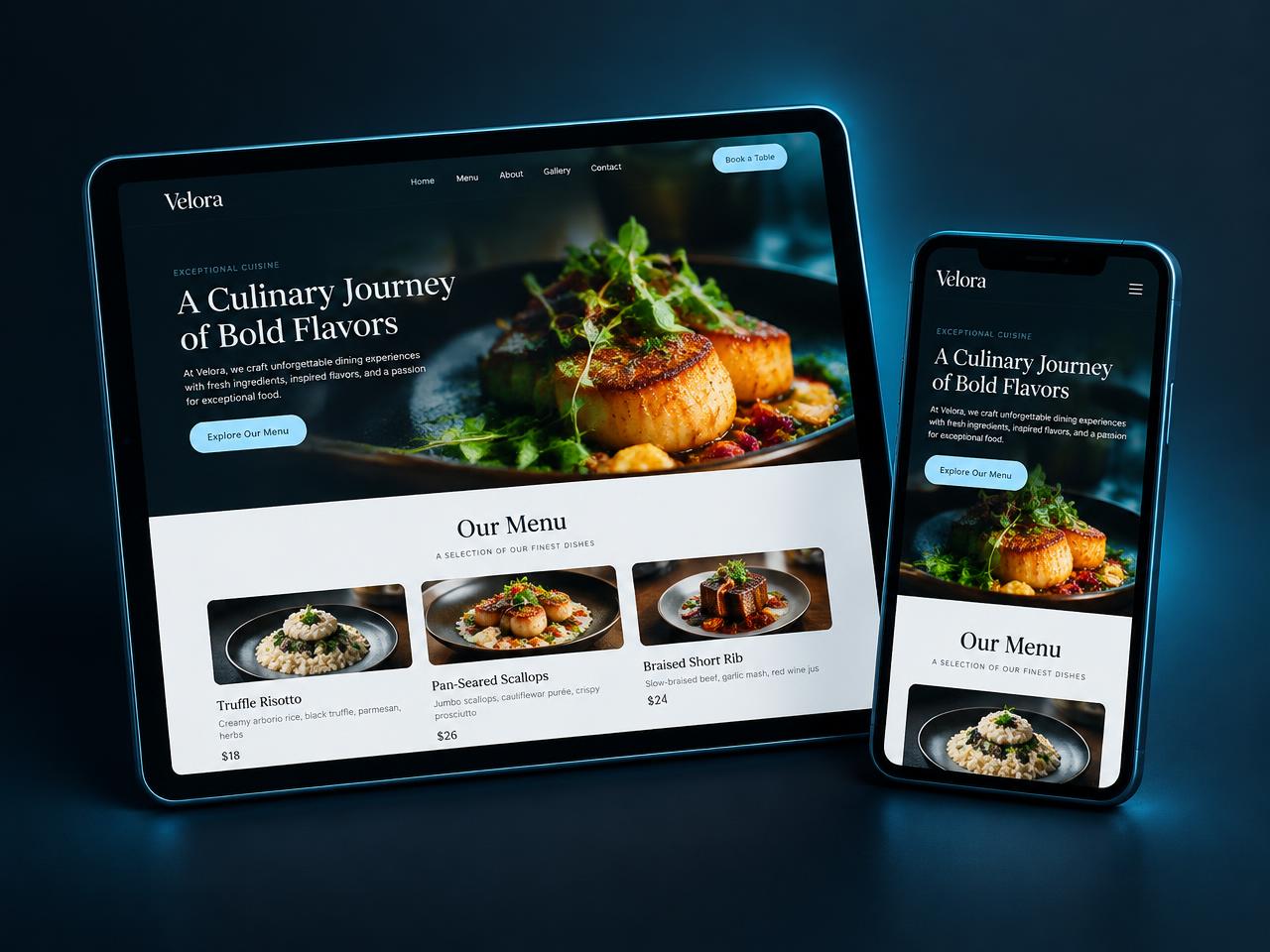 Restaurant website